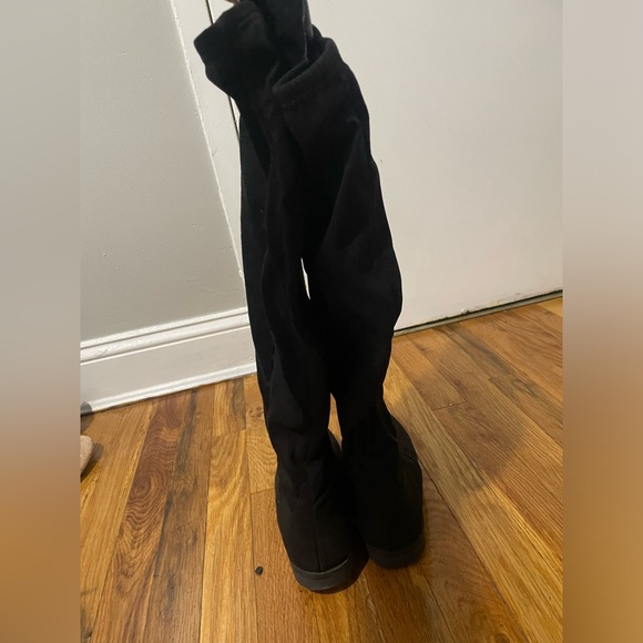 Knee high boots black size 8.5 - Picture 4 of 8